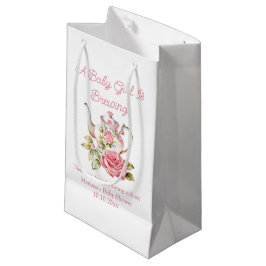 baby brouwt roze bloementheepot baby shower klein cadeauzakje