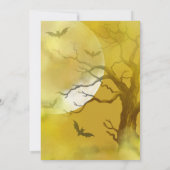 Baby brouwt spookachtig heks Halloween Baby shower Kaart (Achterkant)