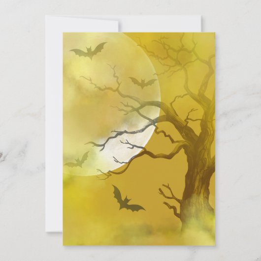 Baby brouwt spookachtig heks Halloween Baby shower Kaart (Achterkant)