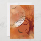 Baby brouwt spookachtig heks Halloween Baby shower Kaart (Achterkant)