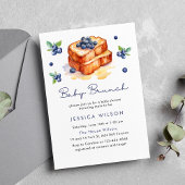 Baby Bruch Blueberries Baby shower Kaart
