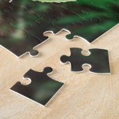 Baby bruine Beer op de boomstronk, Legpuzzel (Zijkant)