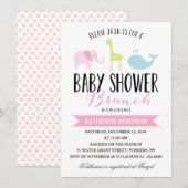 Baby Brunch | Baby shower Kaart (Voorkant / Achterkant)