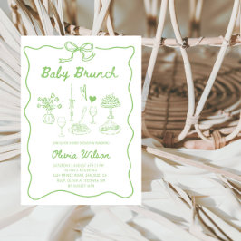 Baby Brunch-Baby shower Kaart
