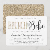 Baby Brunch Baby shower Uitnodiging (Voorkant / Achterkant)