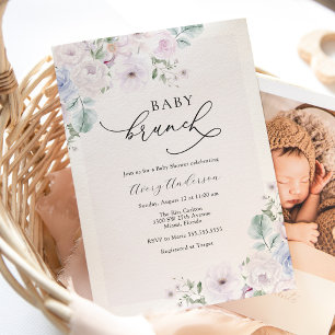 Baby Brunch Baby shower Uitnodiging