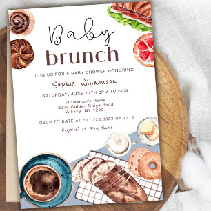 Baby Brunch Banketbakkerij Gebak Ontbijt Baby Show Kaart