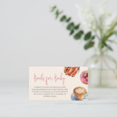 Baby Brunch Broodgebak Boeken voor Baby Informatiekaartje (Staand voorkant)