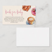 Baby Brunch Broodgebak Boeken voor Baby Informatiekaartje (Voorkant / Achterkant)