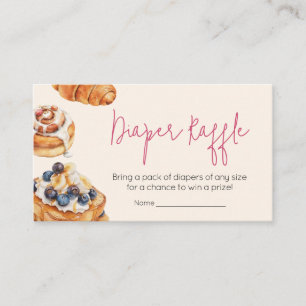 Baby Brunch Broodgebak Luier Raffle Informatiekaartje