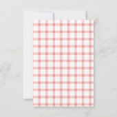 Baby & Brunch feestelijke souffle Baby shower Bedankkaart (Achterkant)