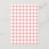 Baby & Brunch feestelijke souffle Baby shower Informatiekaartje (Achterkant)