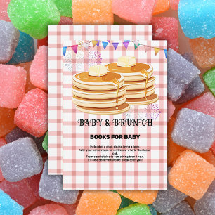 Baby & Brunch feestelijke souffle Baby shower Informatiekaartje