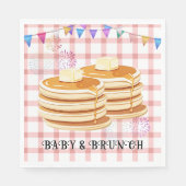 Baby & Brunch feestelijke souffle Baby shower Servet (Voorkant)