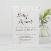 Baby Brunch Invitation Kaart (Staand voorkant)