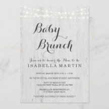 Baby Brunch Invitation