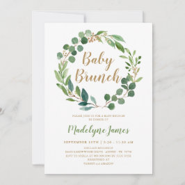 Baby Brunch Invitation Kaart