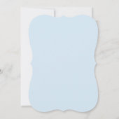 Baby Brunch Valentijns  Heart Boy Baby shower Kaart (Achterkant)