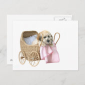 Baby-buggy Briefkaart (Voorkant / Achterkant)