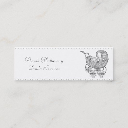  Baby Buggy Doula Visitekaartjes (Voorkant)