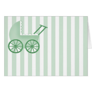 Baby Buggy-kaart (groen)