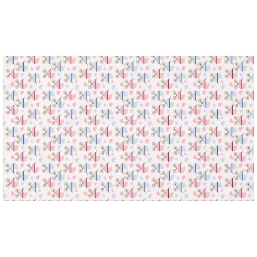  Baby buggy koets roze blauw Tafelkleed (Voorkant (Horizontaal))