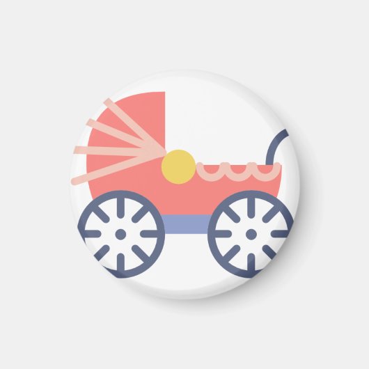 baby buggy magneet (Voorkant)