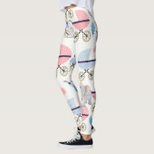 Baby Buggy Ooievaar Roze & Blauwe Olifant Leggings (Links)