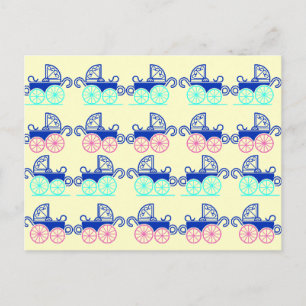  Baby Buggy Pattern Briefkaarten PC