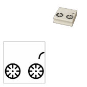 baby buggy rubberstempel (Gestempeld)