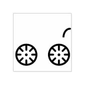 baby buggy rubberstempel (Afrduk)