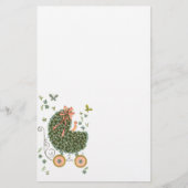Baby Buggy Stationery Briefpapier (Voorkant)