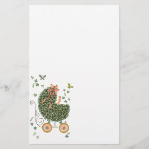 Baby Buggy Stationery Briefpapier