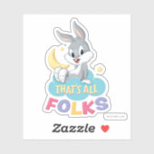 Baby BUGS BUNNY™ | Dat is allemaal mensen Sticker (Vel)