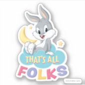 Baby BUGS BUNNY™ | Dat is allemaal mensen Sticker (Voorkant)