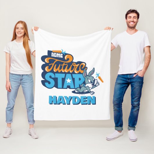 Baby BUGS BUNNY™ - Future Star Fleece Deken (In situ)