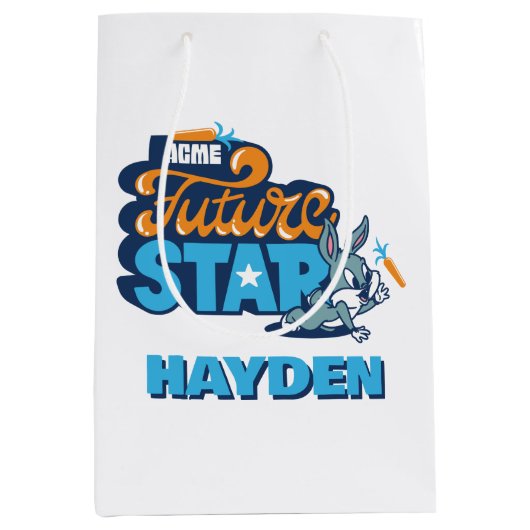 Baby BUGS BUNNY™ - Future Star Medium Cadeauzakje (Voorkant)