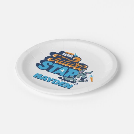 Baby BUGS BUNNY™ - Future Star Papieren Bordje (Gekanteld)