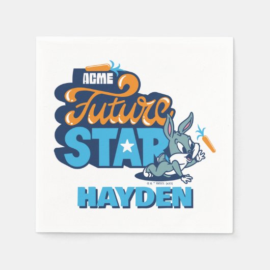 Baby BUGS BUNNY™ - Future Star Servet (Voorkant)