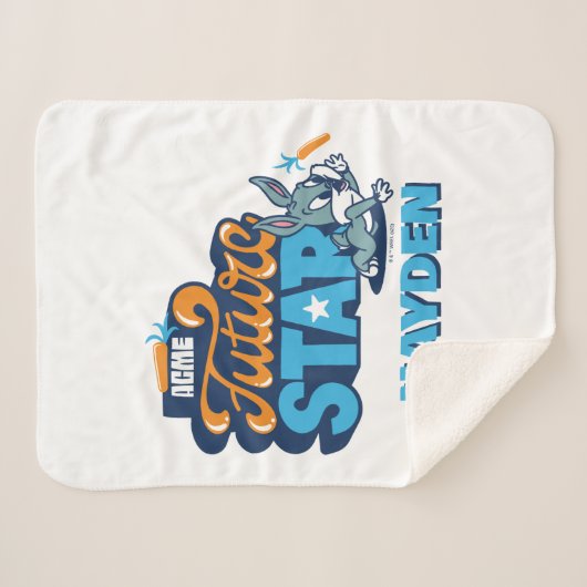 Baby BUGS BUNNY™ - Future Star Sherpa Deken (Voorkant (horizontaal))
