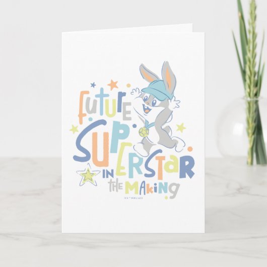 Baby BUGS BUNNY™ Future Superstar in training Kaart (Voorkant)