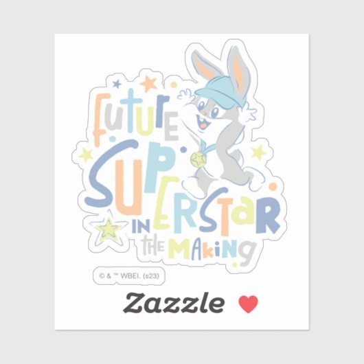 Baby BUGS BUNNY™ Future Superstar in training Sticker (Vel)