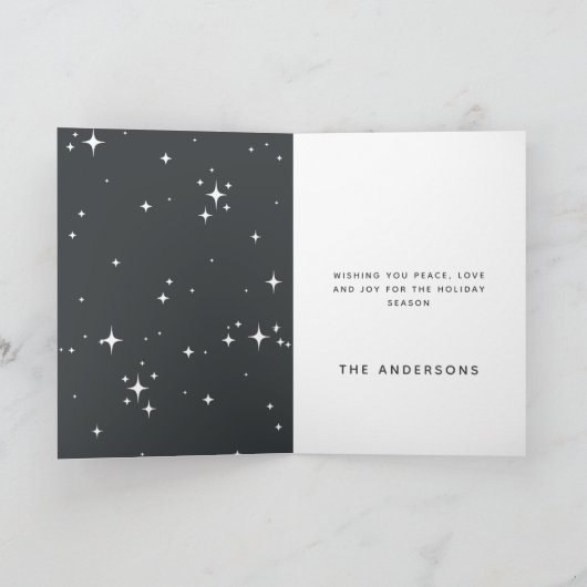 Baby buiten de typografie aankondiging (Binnen)