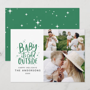 Baby buiten de typografie save the date