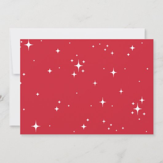 Baby buiten de typografie save the date (Achterkant)