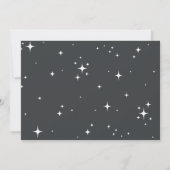 Baby buiten de typografie save the date (Achterkant)