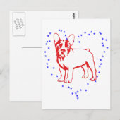 Baby Bulldog Briefkaart (Voorkant / Achterkant)