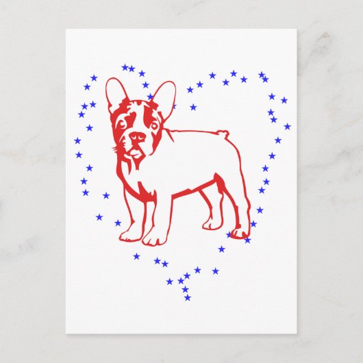 Baby Bulldog Briefkaart (Voorkant)