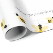 Baby Bumble Bee Cadeaupapier (Rol Hoek)
