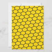 Baby Bumble bee's Baby shower Advice Card Kaart (Achterkant)